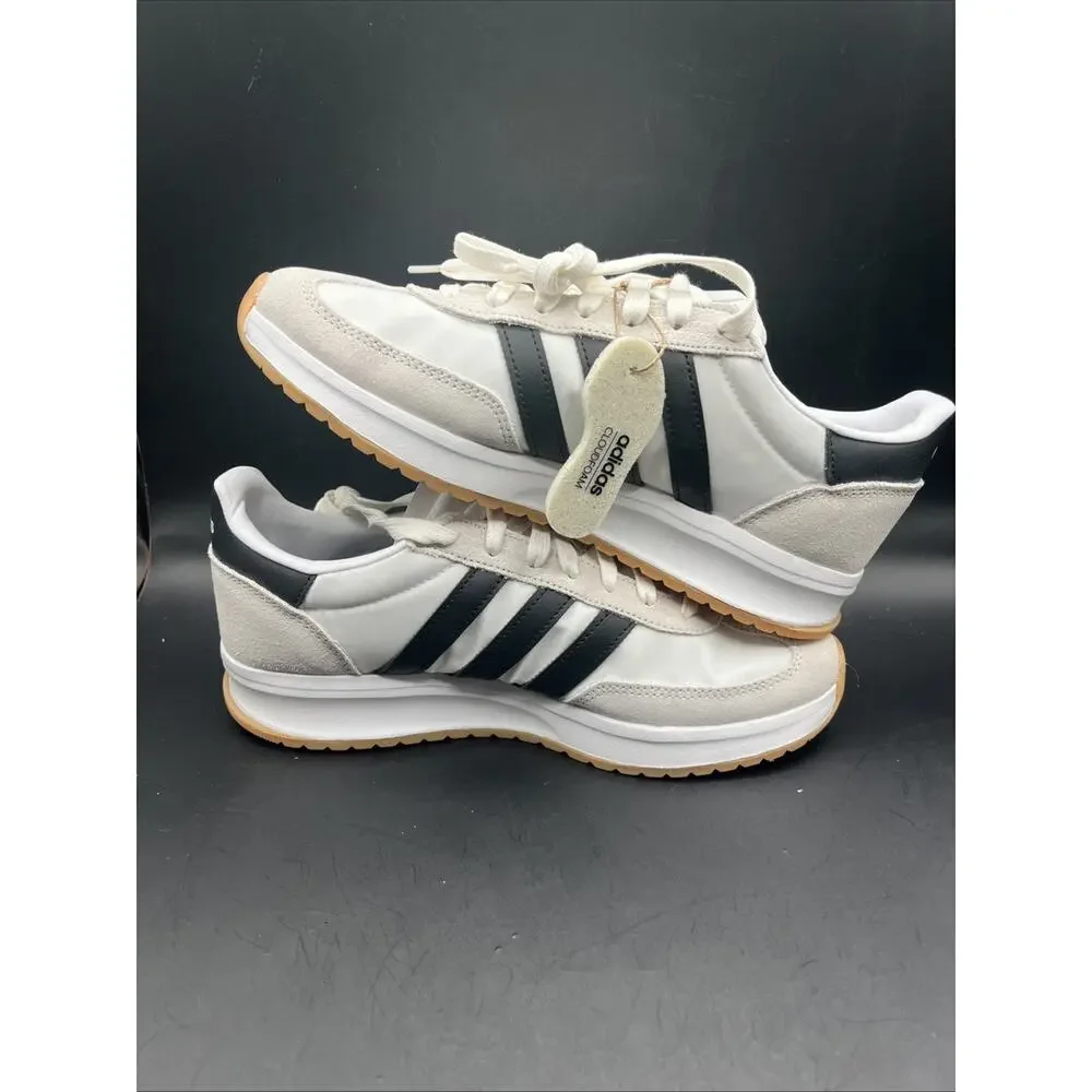 ADIDAS Run 70s 2.0 IH8584 White/Black/Gum Men's Size 6.5 Running Course NWOB
